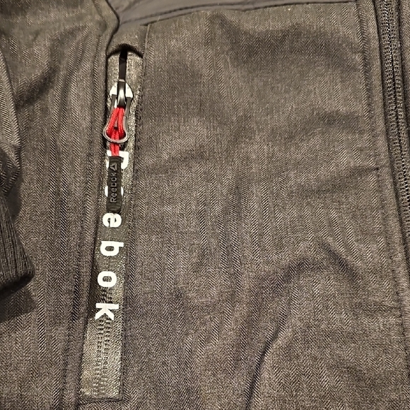 Reebok Charcoal and Black Quilted Jacket - Picture 3 of 10